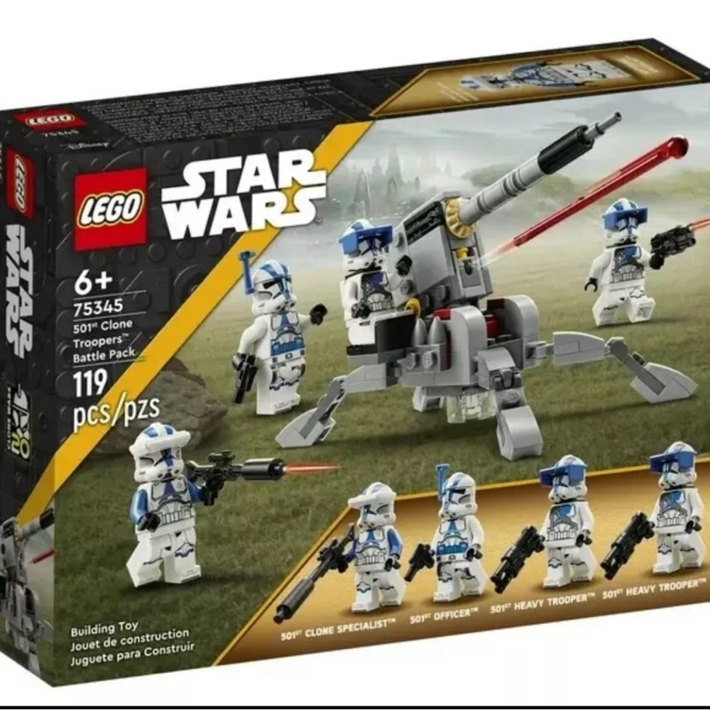 LEGO Star Wars 501st Clone Troopers Battle Pack Set 75345